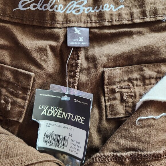 Eddie Bauer Cargo Shorts New - Picture 4 of 4